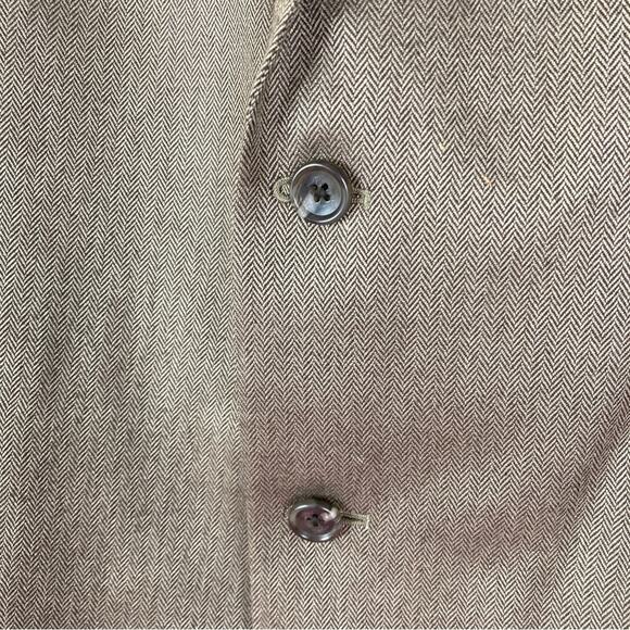 Jos. A. Bank | Brown Silk Camel Hair Mens Suit Jacket Size 44R - Picture 2 of 7